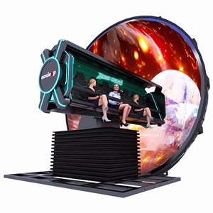 Mái vòm bay rạp chiếu phim 360 vr roller coaster Simulator 5D thực tế ảo chuyển động mô phỏng chuyến bay <span class=keywords><strong>3D</strong></span> mái vòm Nhà hát trong nhà 12D rạp chiếu phim - Product Image 1