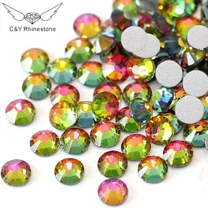 CY SS16 Multicolor High Quality Glass Crystal Non Hotfix Loose Rhinestones For Phone Cases Dresses Manufacturer Direct