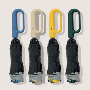 Parapluies pliables incassables de haute qualité à prix avantageux, promotionnels, avec impression de logo personnalisé, tissu pongé 190T, personnalisables - Product Image 3
