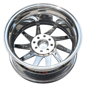 Fonyee para Vossen 16 <span class=keywords><strong>18</strong></span> pulgadas 4x100 0/108/114.3 5x120 cromo Multi Spoke 4 5 Lug Holes Huecos Mag aleación coche ruedas Auto Rines llantas - Product Image 4