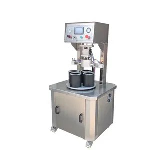 Semi Automatische Voedsel Saus Fles Vacuüm Capping Machine Glazen Pot Vacuüm Sealer