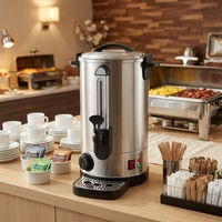 Chauffe-eau électrique pour hôtel 35L en acier inoxydable 304 avec distributeur d'eau chaude