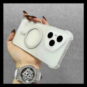   Étui de chargement <span class=keywords><strong>sans</strong></span> <span class=keywords><strong>fil</strong></span> magnétique antichoc pour <span class=keywords><strong>Huawei</strong></span> Pura 80 Pura 70 Ultra P60 P50 <span class=keywords><strong>P30</strong></span> Mate 70 Pro, <span class=keywords><strong>coque</strong></span> transparente - Product Image 4