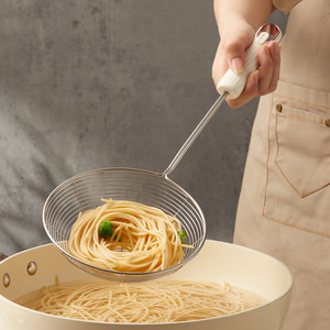HeDou Stainless Steel <b>Strainer</b> Large Kitchen Draining Spoon For <b>Pasta</b> And Vegetables - Product Image 1