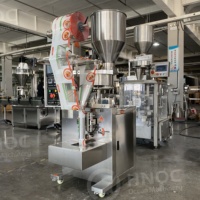 Machine d'emballage verticale automatique HNOC pour sachets de sel granulaire à trois soudures latérales