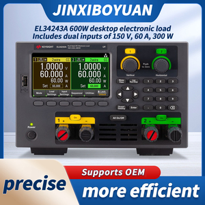 Keysight & Agilent EL34243A โหลดอิเล็กทรอนิกส์แบบตั้งโต๊ะ 600W แบบสองอินพุต รวมถึง 150V 60A 300W ผลิตในอเมริกา - Product Image 1
