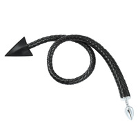 Suministro de fábrica: Látigo triangular de PU para adultos, juguete sexual, plug anal, látigo de cuero para bondage y castigo.