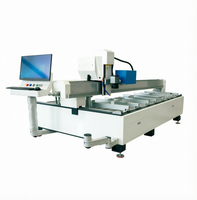 Machine de sablage laser à fibre de grand format pour verre, machine de gravure laser intelligente pour le traitement artistique du verre