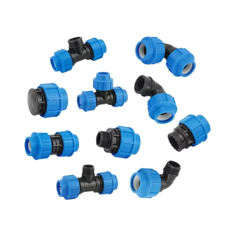 2025 Hot Sales Low Pressure PP Compression Pipe Fittings for Agriculture Irrigation System