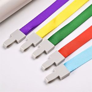 Colorful <b>Polyester</b> One-piece Buckle Work Badge Exhibition <b>Lanyard</b> Silk Screen Heat Transfer Student ID Card <b>Lanyard</b> - Product Image 4