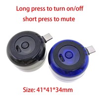 Mini haut-parleur Portable prise universelle type-c prise 3.5mm Mini boîte de son amplificateur de haut-parleur de téléphone portable haut-parleurs filaires externes