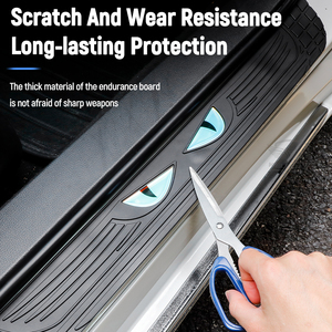 4 PCS Glowing Demon's Eyes Kit d'autocollants protecteurs pour seuil <span class=keywords><strong>de</strong></span> <span class=keywords><strong>porte</strong></span> <span class=keywords><strong>de</strong></span> voiture et protection du cadre - Product Image 4