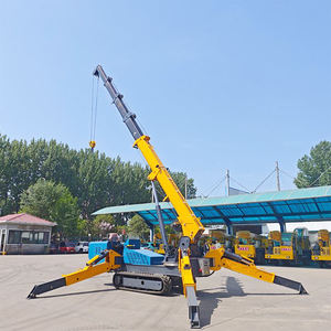 Équipement de levage de grue Offre Spéciale Grue sur chenilles 3 tonnes 5 tonnes <span class=keywords><strong>Mini</strong></span> grue sur chenilles araignée élévateur à flèche remorquable à vendre - Product Image 2