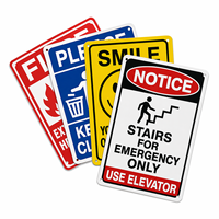 Panneau de signalisation de sécurité professionnel en aluminium, personnalisé, résistant aux intempéries, pour extérieur, plaque d'avertissement durable, signalisation de sécurité pour propriété