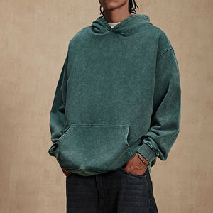 Venta al por mayor de los hombres de peso pesado sudaderas con capucha cómodo Casual de moda estilo de la calle logotipo personalizado hombres sudaderas con capucha para el invierno - Product Image 1