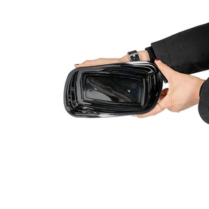 Bento box desechable de una sola vez, recipiente de plástico con tapa, rectangular, <span class=keywords><strong>pp</strong></span>, para microondas, estilo americano, 1000ml - Product Image 5