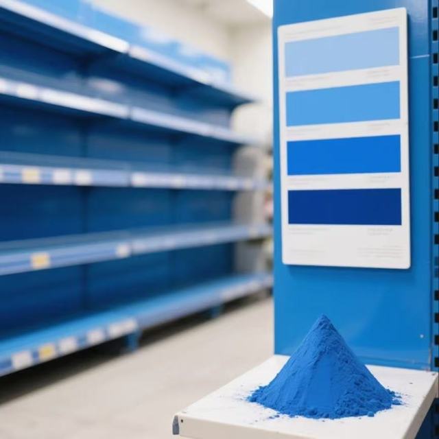 Blue Powder Coating Epoxy-Based for Cleaning Supplies & Boat Paint Fresh & Invigorating Feel for Shelf Display Cleaning Products