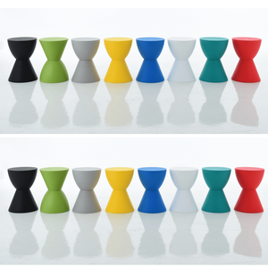 Sgabello moderno in plastica Pp sgabello da pranzo in <span class=keywords><strong>pila</strong></span> di caffè sgabello da bagno piedino ottomano rotondo sedia moderna sgabello in plastica prince aha DC-204 - Product Image 1