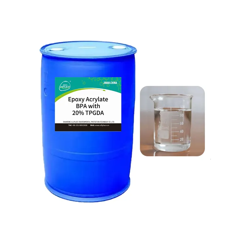 Allplace באיכות גבוהה UV שרף AL80 ביספנול אפוקסי Diacrylate Oligomer עם 20% TPGDA אידיאלי עבור UV ציפוי דבק