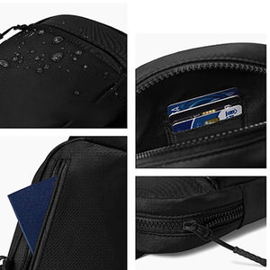 Özel su geçirmez asma sırt çantası omuz sapan omuz çantası erkekler seyahat yürüyüş sırt çantası kemer kalça göğüs erkekler için Crossbody çanta - Product Image 3