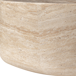 Vòng Bàn Cà Phê Hiện Đại Tối Giản Giả Travertine Đá Giọng Bảng Phòng Khách Trang Trí Nội Thất - Product Image 5