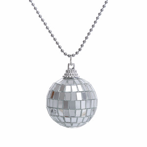 Factory Wholesale Vintage Party Props Silver Gold Women Performance Accessories Head Earring <strong>Disco</strong> <strong>Ball</strong> <strong>Headband</strong> - Product Image 6