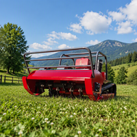 Robot tondeuse à gazon diesel télécommandé de 800 mm, 1000 mm, 1200 mm, économique, pour terrains en pente, avec certification CE EPA