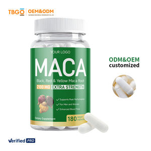 Cápsulas de Raíz de Maca Negra 100% Natural, Suplementos para el Cuidado de la Salud para Adultos, No Aptas para Adolescentes o Mujeres Embarazadas - Product Image 1