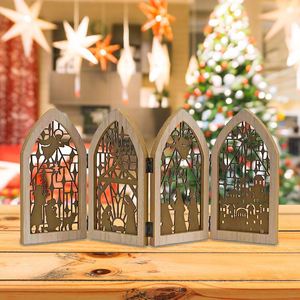 Xmas Screen Decoration Family Seasonal Gifts Wooden Table Home Decor <b>Christmas</b> <b>Nativity</b> <b>Set</b> - Product Image 4
