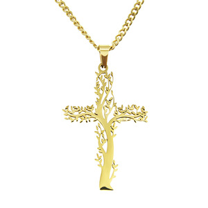 Hot Selling Exquisite Simple <b>Cross</b> Pendant Necklace Hiphop Stainless Steel <b>Chain</b> Unisex's Necklaces Wholesale Jewelry Trendy - Product Image 6