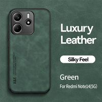 Étui de téléphone en cuir PU de luxe pour Redmi Turbo 5 Max Note 15 Pro+ K90 Pro Max 15 15C, support magnétique pour voiture, coque arrière agréable au toucher