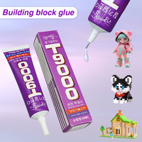 Colle Zhanlida T9000 50ml, non corrosive, transparente, pour modèles Gundam, kits de modélisme plastique, artisanat miniature, assemblage de gypse et de céramique