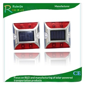 <strong>Manufacturer</strong> Solar <strong>Road</strong> <strong>Stud</strong> Light G010 Cast Aluminum LED Reflective Pavement Waterproof Raised Marker - Product Image 4