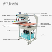 Presse à chaud hydraulique semi-automatique double station pour T-shirts et imprimantes 40*40cm 40*60cm
