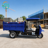 Tricycle diesel de haute qualité pour le transport de marchandises, tricycle à cabine ouverte, tricycles diesel motorisés pour la ferme