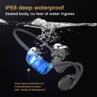 Écouteurs à conduction osseuse ALOVA, casque audio ouvert, casque intelligent sans fil Bluetooth à tour de cou pour la course