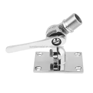Yacht part hardware accessories Stainless steel Marine antenna adjustable base mount for boats