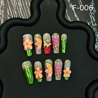 Vente en gros de faux ongles en acrylique préconçus à couverture complète, certifiés CE, motifs Stiletto et carrés, application sur les doigts, logo personnalisé
