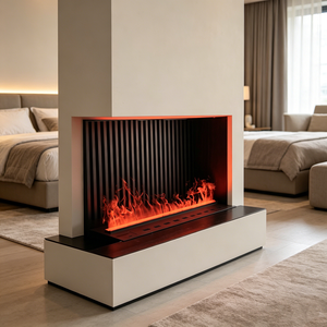 Chimenea de Agua Lineal Personalizada, Chimenea de Vapor Comercial, Chimenea de Vapor 3D Realista para Hoteles, Diseño Interior Moderno - Product Image 4