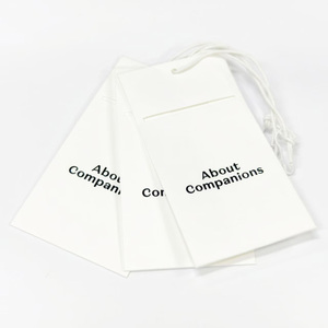 Trung Quốc Tùy Chỉnh Sang Trọng Thẻ Treo Thẻ Logo Thiết Kế In Các Tông Giấy Treo Thẻ Cho Quần Áo Túi Xách May Mặc - Product Image 3