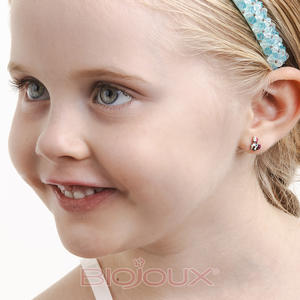 Biojoux Marca BJT704 - Baby Unicorn 8mm Short Post 14GP Pendientes Elegantes Girl Unicorn Pendientes - Product Image 5