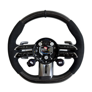 Volant en fibre de carbone LED RPM pour Mercedes-Benz W176 W205 W213 C190 <span class=keywords><strong>AMG</strong></span> - Product Image 2