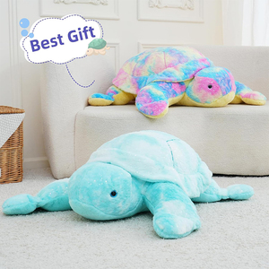 V452 Nouveau design, coussin géant en peluche tortue de mer, jouets en peluche géants, cadeaux de Noël et d'<span class=keywords><strong>anniversaire</strong></span> pour enfants, garçons et filles - Product Image 3