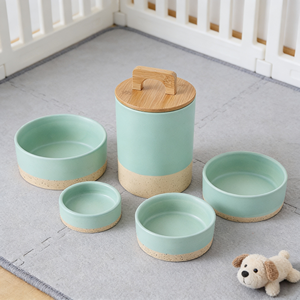 Tigelas de Cerâmica Personalizadas BESTCERA para Ração e Potes de Petiscos – Comedouros Minimalistas e Adoráveis para Cães e Gatos - Product Image 1