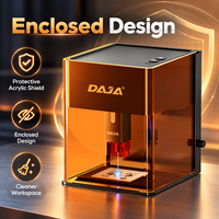 Machine de gravure laser DJ6 Pro avec couvercle de sécurité en acrylique entièrement fermé, découpeuse CNC de bureau, graveur à mise au point automatique, design portable