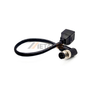 Adaptador de Conector Hembra RJ45 a M12 Codificado X y D, 0.75m, 4 Pines, Impermeable, con Fijación Frontal, Divisor de Cable - Product Image 5