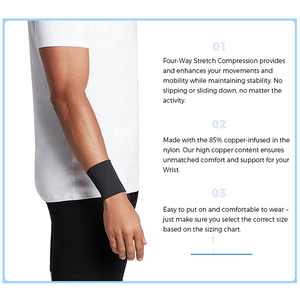 Attelle carpienne infusée la plus élevée pour le soulagement de l'arthrite sportive Nouvelle compression élastique Football <span class=keywords><strong>Tennis</strong></span> <span class=keywords><strong>Poignet</strong></span> Manches Support de <span class=keywords><strong>poignet</strong></span> - Product Image 5