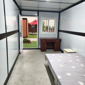 Conteneur pliable en acier galvanisé, structure modulaire, logement portable, construction temporaire, <span class=keywords><strong>maison</strong></span> conteneur pliable pour chantier - Product Image 2