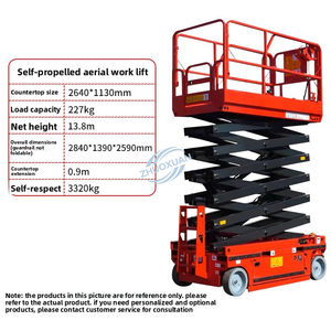 Crawler Type Self Propelled Scissor Lift Mobile Lifting Table - Product Image 2