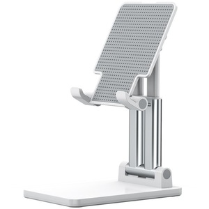 Adjustable Dual-Pole Phone <b>Stand</b> Aluminum Alloy <b>Desktop</b> Holder For Tablets And Phones With Height Adjustment And Foldable Design - Product Image 1